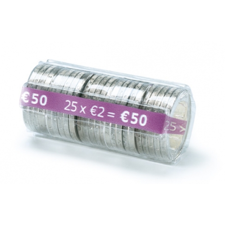 250 CARTOUCHES POUR MONNAIE   0.10€ - 0.20€ - 0.50 € - 1 € - 2 €
